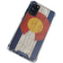 Colorado Flag Dark Wood Galaxy S20 FE Clear Case